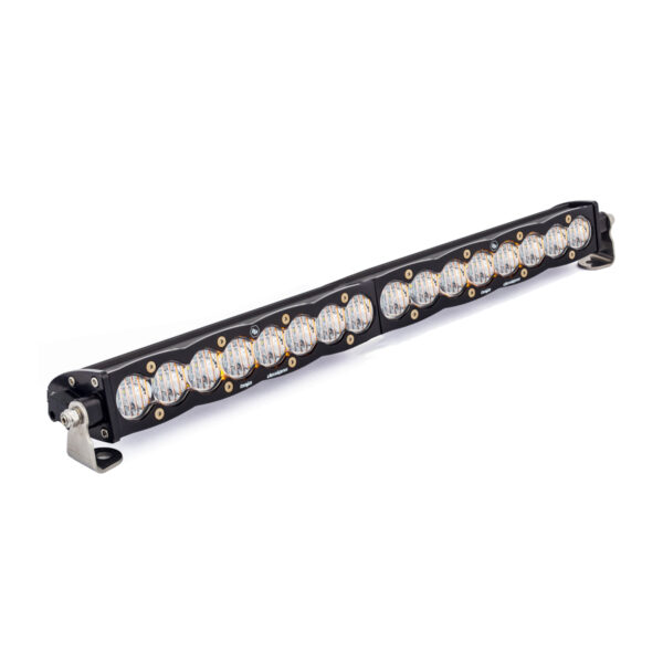 S8 Straight LED Light Bar - 20" clear Wide Cornering