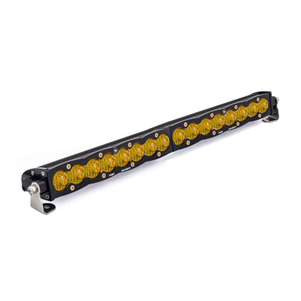 S8 Straight LED Light Bar - 20" Amber Wide Cornering