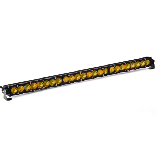 S8 Straight LED Light Bar - 30" Amber Wide Cornering