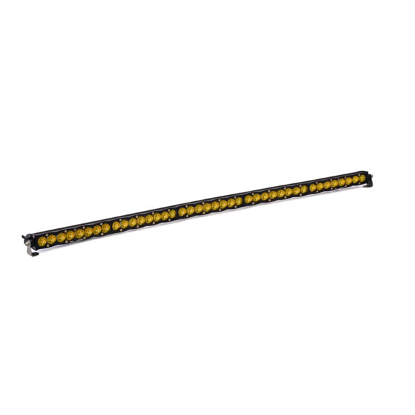 S8 Straight LED Light Bar - 50" Amber Wide Cornering