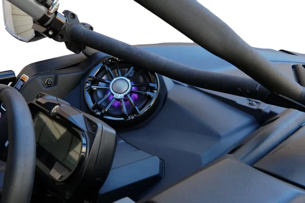 Dash mounted speakers