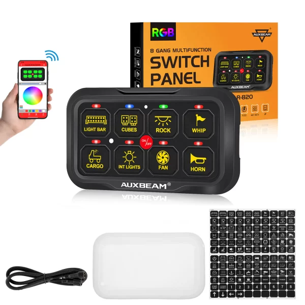 AuxBeam AR-820 RGB Switch Panel