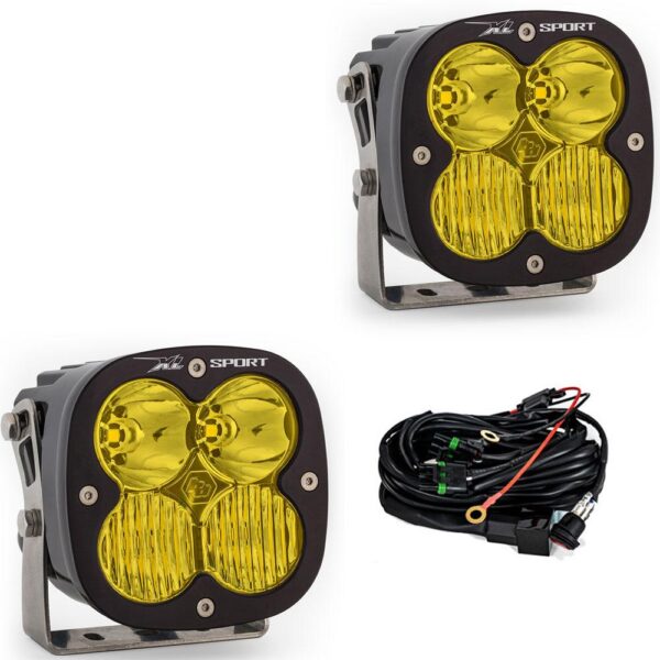 XL Sport LED Auxiliary Light Pod Pair - Amber Driving/Combo