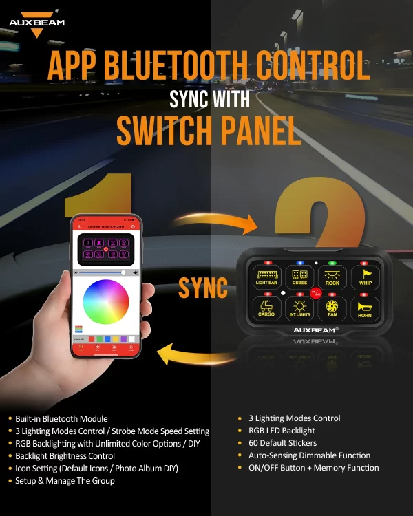 Bluetooth app & RGB