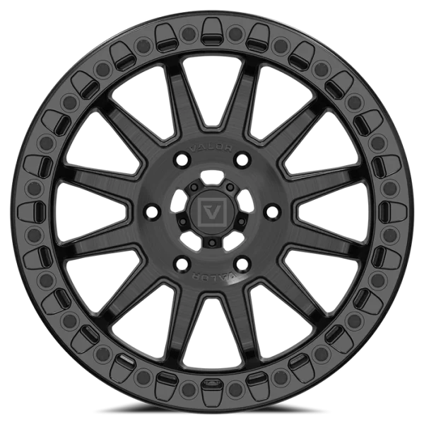 V09 17" 6-Lug face view