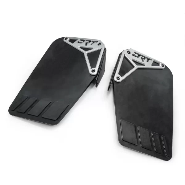 DRT Polaris Pro R/Turbo R Billet Aluminum Extended Mud Flap Kit