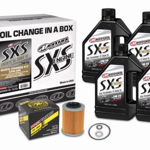 Maxima SXS Synthetic Can-Am Oil Change Kit 5W-40