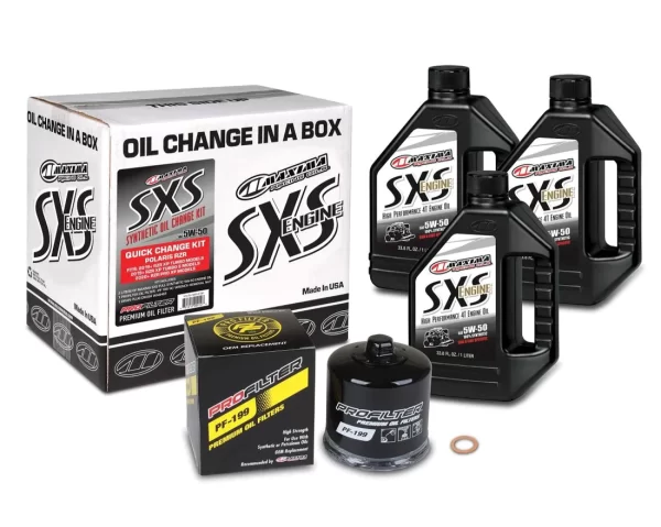 Maxima SXS 5W-50 Polaris Turbo Quick Oil Change Kit