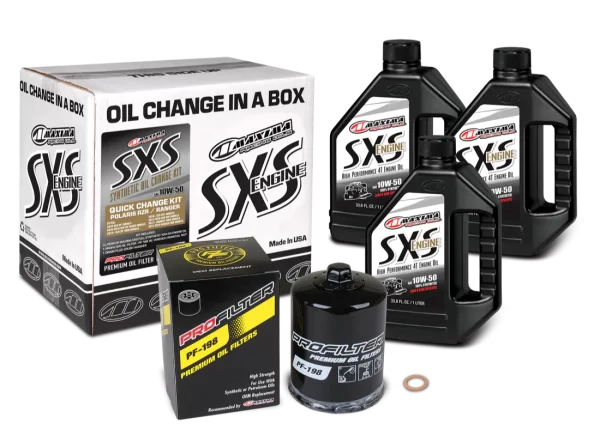 Maxima Polaris SXS Synthetic Oil Change Kit 10W-50