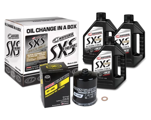 Maxima Polaris SXS Synthetic Oil Change Kit 5W-50