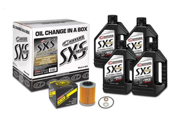 Maxima SXS Synthetic Can-Am Oil Change Kit 10W-50