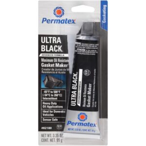 Permatex Ultra Black RTV Silicone Gasket Maker - 3.35oz