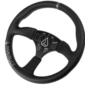 Assault 350R Leather UTV Steering Wheel