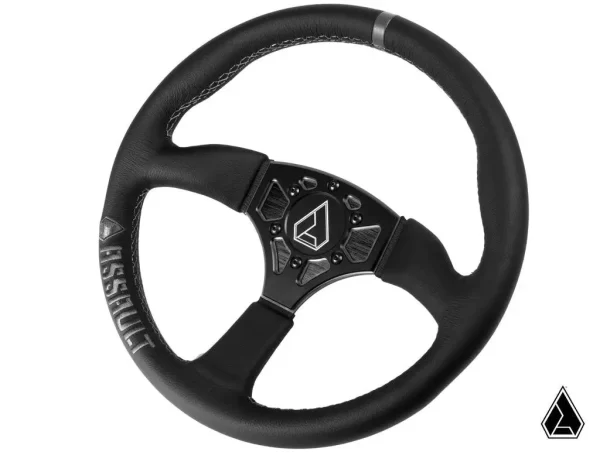 Assault 350R Leather UTV Steering Wheel