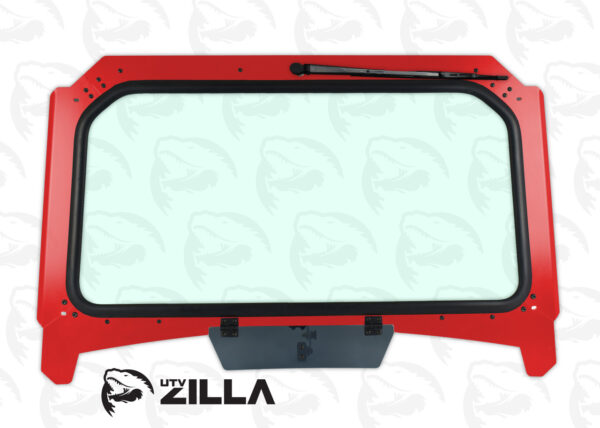 UTVZilla 2019+ RZR Glass Windshield - Red