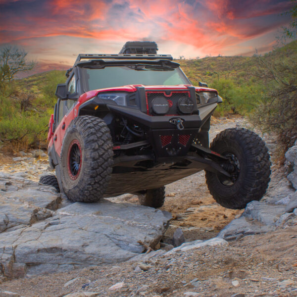 Bumper installed in the Arizona landscape