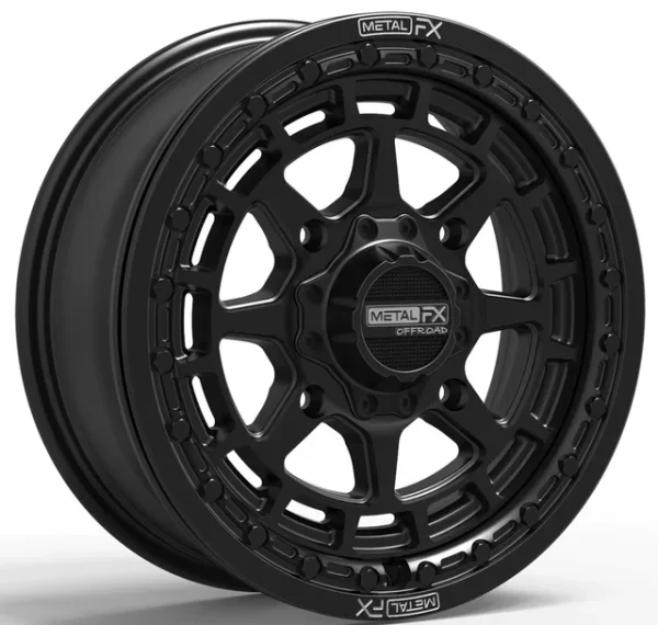 MetalFX Outlaw 15x6 Beadlock Wheel Black