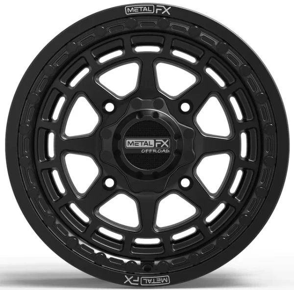 MetalFX Outlaw 15x6 Beadlock Wheel Black