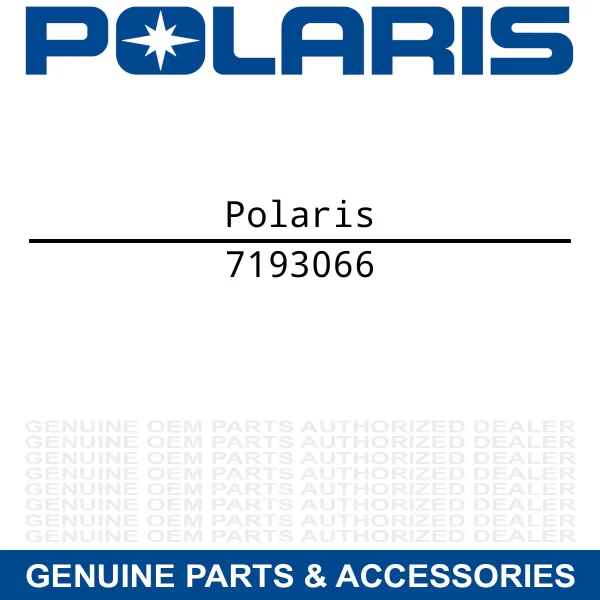 Polaris 7193066 Rear Lower Right Fender Pro R Decal