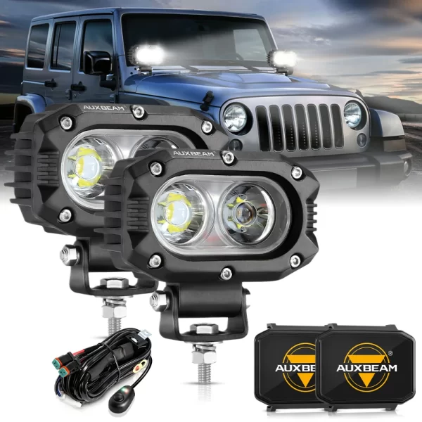 AuxBeam R4 Series 4" 60W Pod Lights