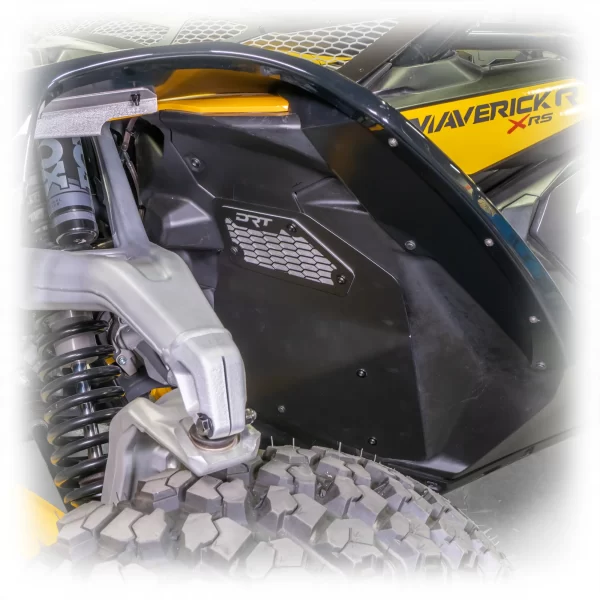 DRT Can-Am Maverick R Front Aluminum Rock Guard Kit