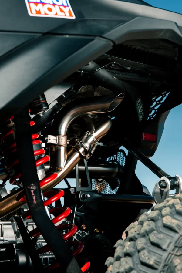 Trinity Can-Am Maverick R Sidepiece Valved Head Pipe