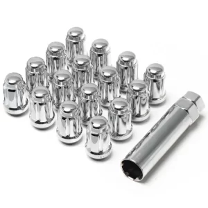 Valor 12x1.5 Chrome Lug Kit (4-Lug)