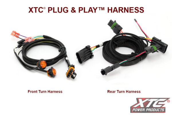 XTC Power Products Leads the way in UTV wiring. Installing turn signals on a UTV is easier than ever with our Plug and Play Turn Signal System for the Can-Am Maverick X3.