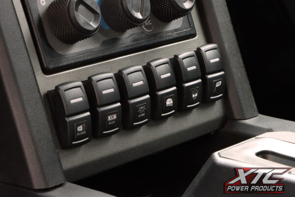 XTC Rocker switches installed in dash