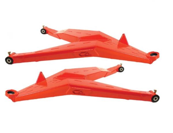 Can-Am X3 Lower Boxed Control Arms - red