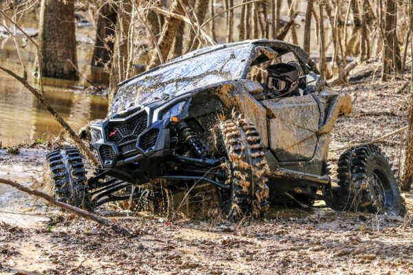 System 3 XT400 Extreme Trail Tire action photo in the mud