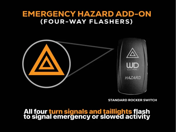 Hazard lights and horn operation